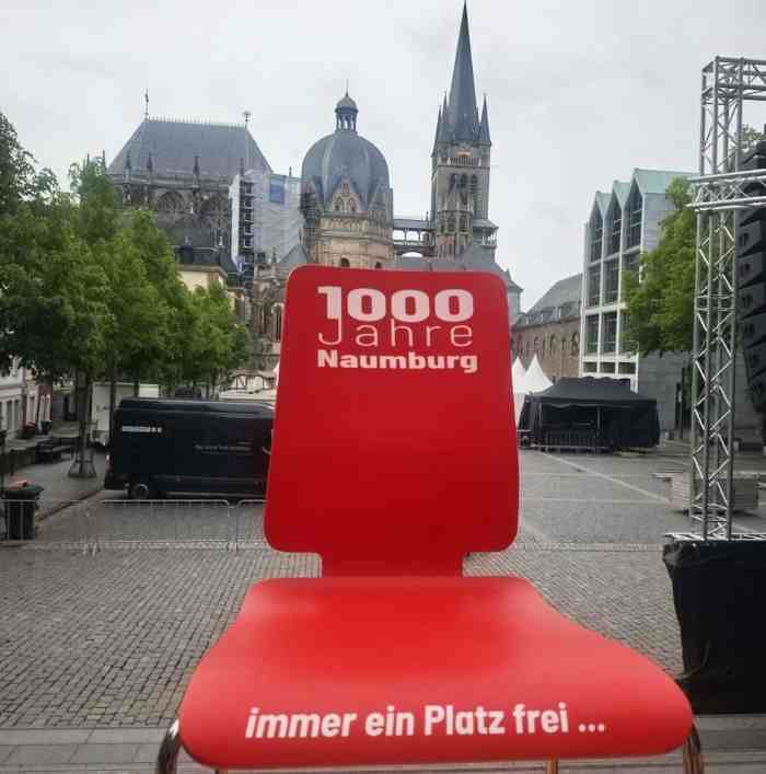 1000 Jahre Naumburg Stuhl in Aachen