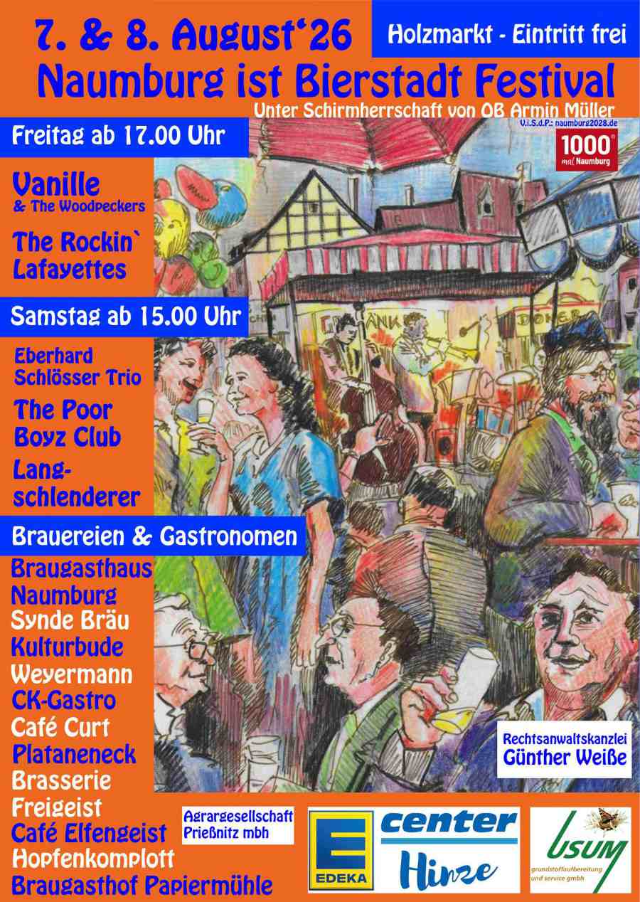 Poster Naumburg ist Bierstadt Festival